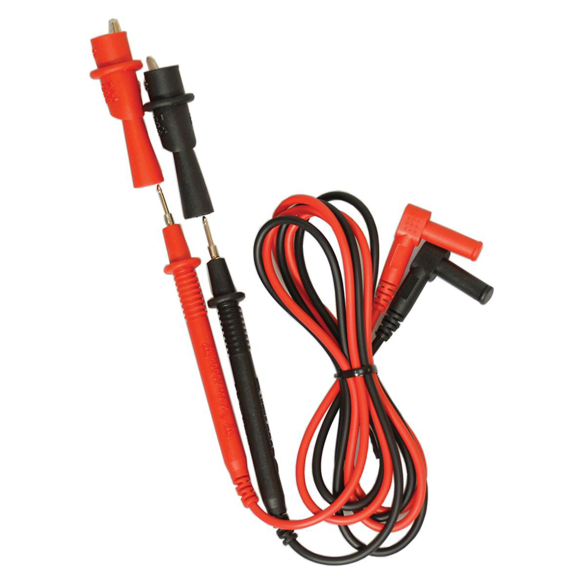 Electronic Specialties Test Leads with Screw-Off Alligator Clips — 10ft., Model# ESI629-10